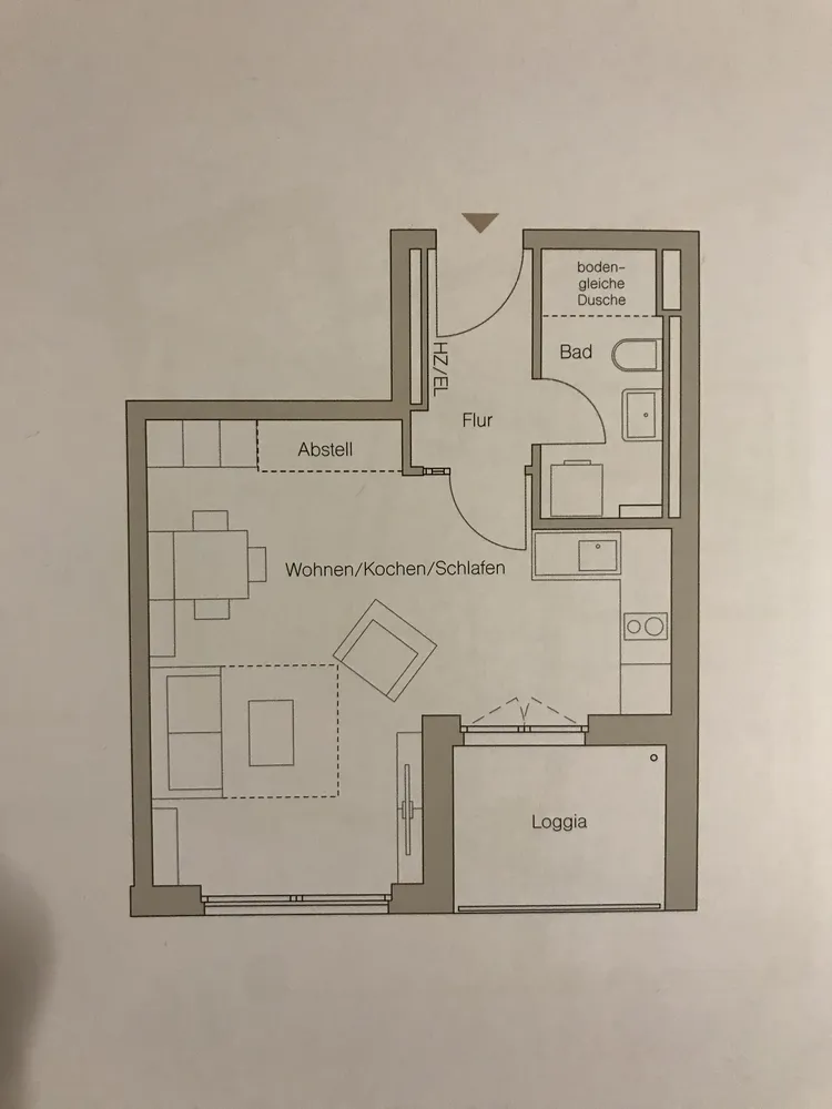 1 Zimmer Wohnung mit 35 m² in München – Bild 2
