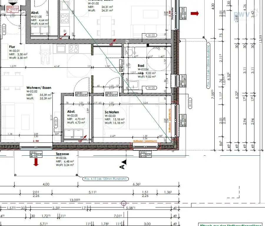 2 Zimmer Wohnung mit 71 m² in Aurich – Bild 10