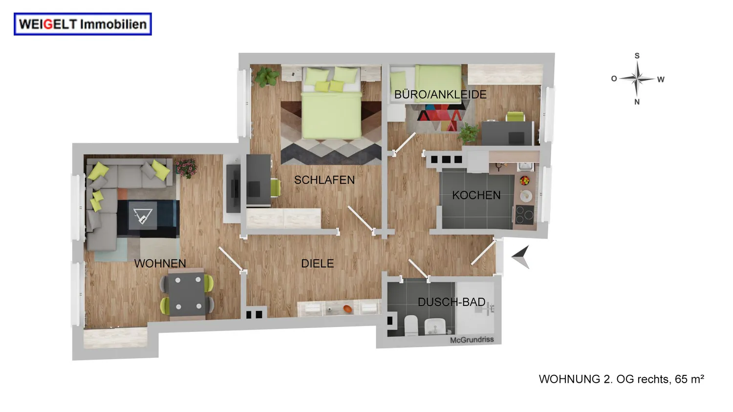 3 Zimmer Wohnung mit 65 m² in Dortmund – Bild 10