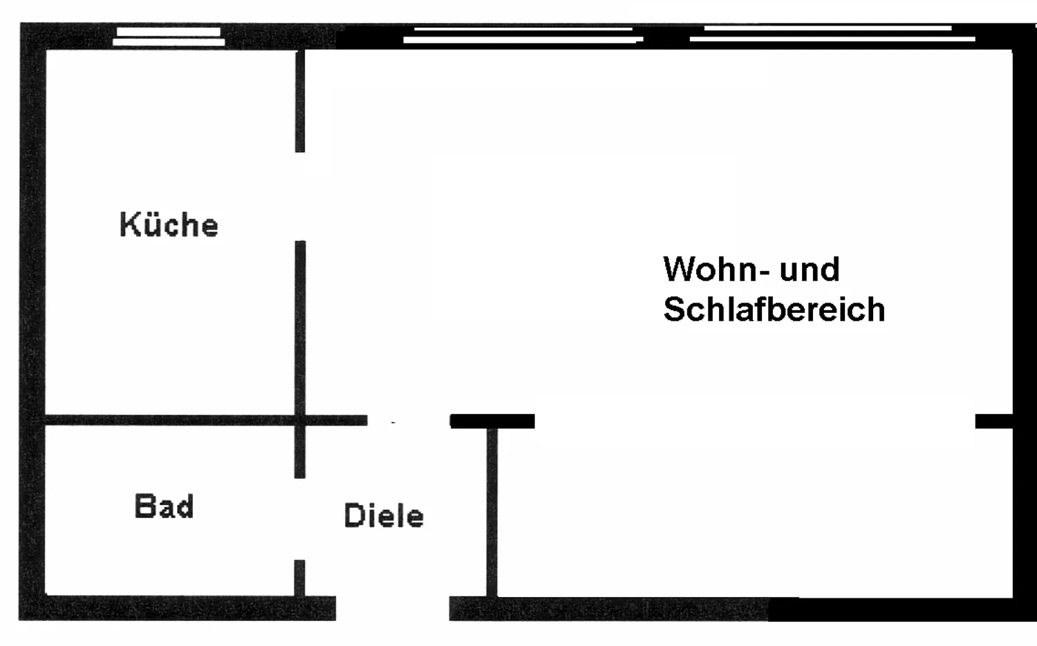1 Zimmer Wohnung mit 32 m² in Velbert – Bild 2