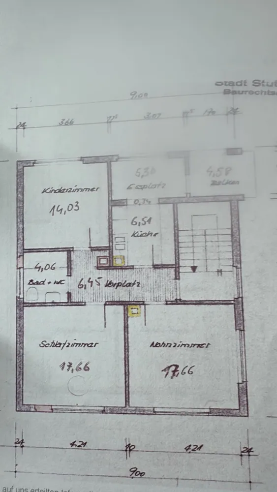 3 Zimmer Wohnung mit 75 m² in Stuttgart – Bild 2