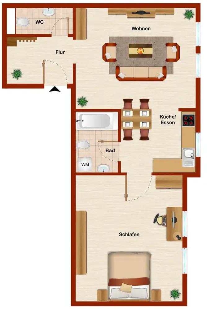 2 Zimmer Wohnung mit 57 m² in Heilbronn – Bild 8