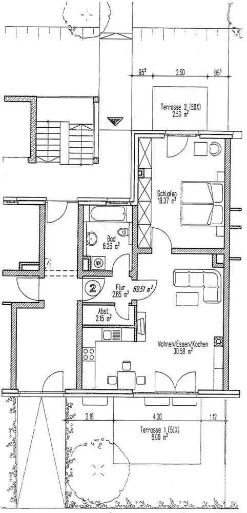 2 Zimmer Wohnung mit 70 m² in Karlsruhe – Bild 4