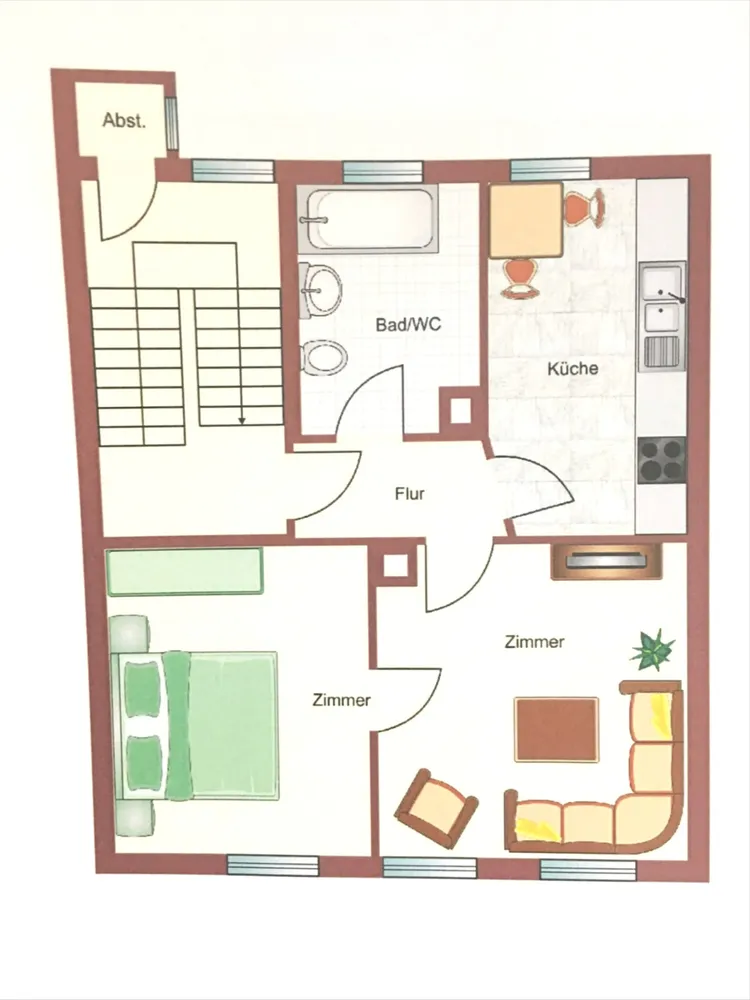 2 Zimmer Wohnung mit 51 m² in Pforzheim – Bild 8