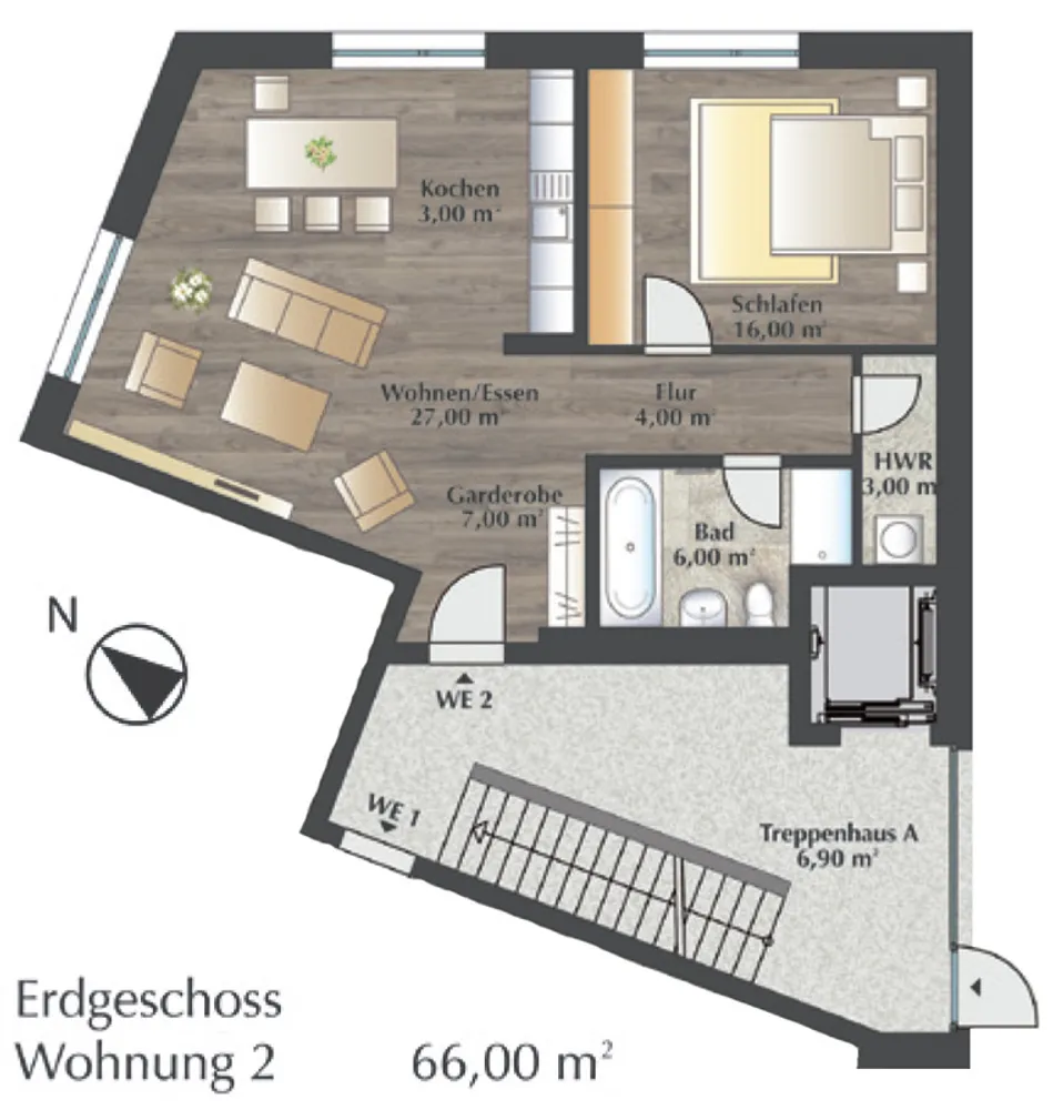 2 Zimmer Wohnung mit 66 m² in Dresden – Bild 5