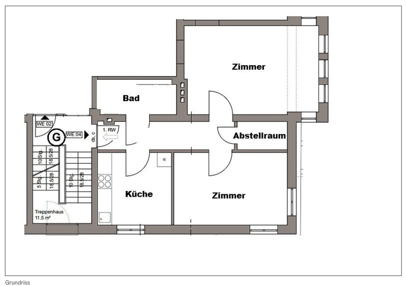 2 Zimmer Wohnung mit 62 m² in Rostock – Bild 4