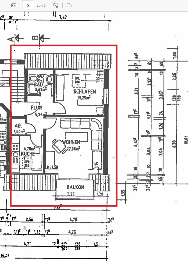 2 Zimmer Wohnung mit 55 m² in Wolfsburg – Bild 4