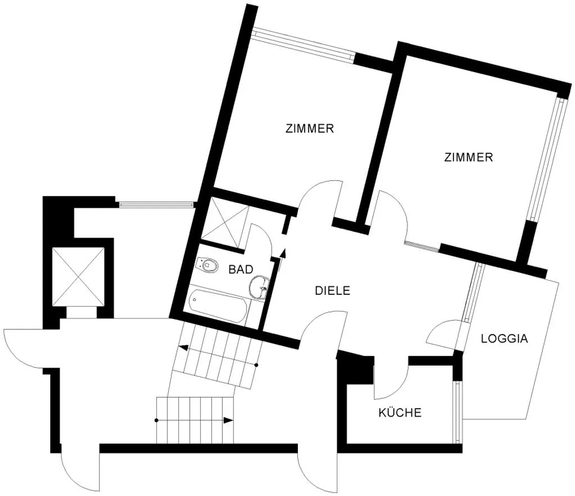 2 Zimmer Wohnung mit 60 m² in Bochum – Bild 3