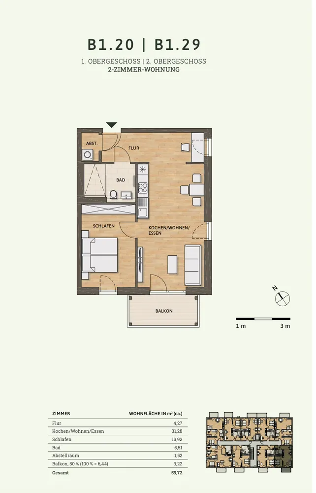 2 Zimmer Wohnung mit 60 m² in Bad Kreuznach – Bild 11