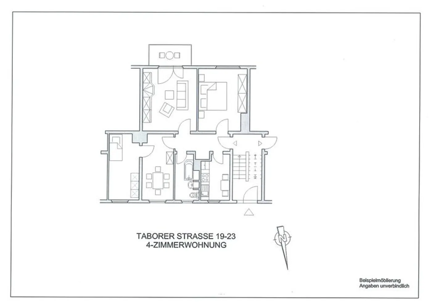 4 Zimmer Wohnung mit 62 m² in Naumburg (Saale) – Bild 3