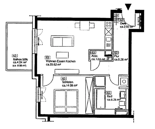 2 Zimmer Wohnung mit 62 m² in Frankfurt am Main – Bild 10