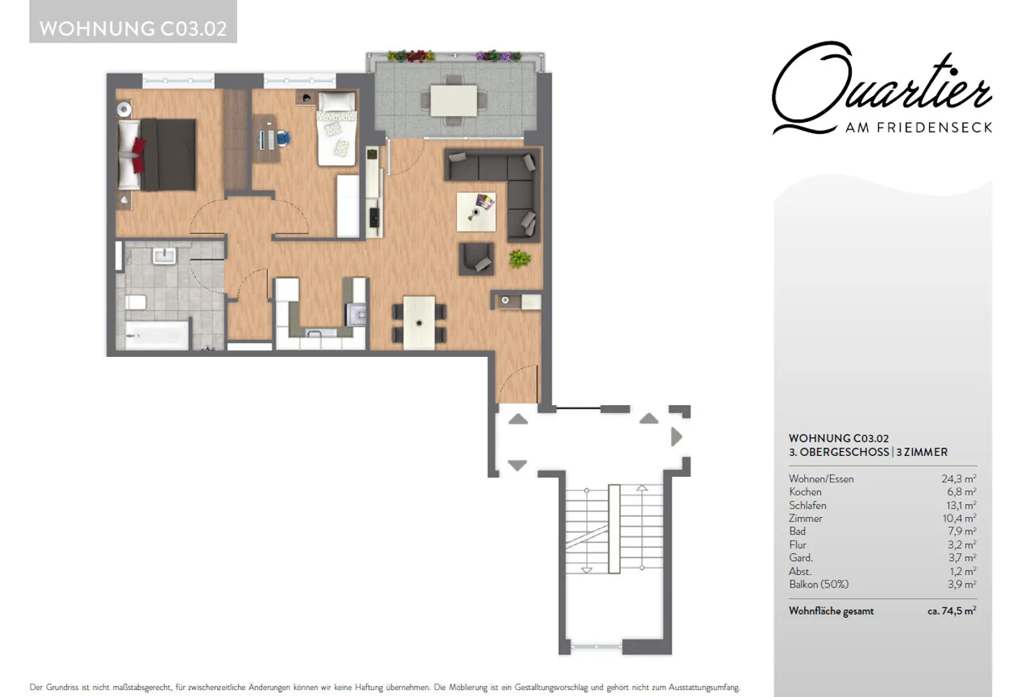 3 Zimmer Wohnung mit 74 m² in Dresden – Bild 8