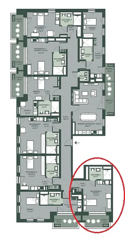 1 Zimmer Wohnung mit 32 m² in Hamburg – Bild 2