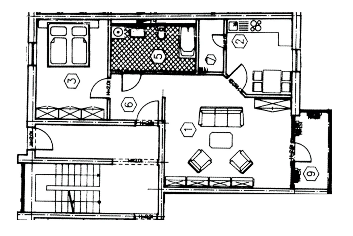 2 room apartment with 65 m² in Mühlhausen – Photo 2