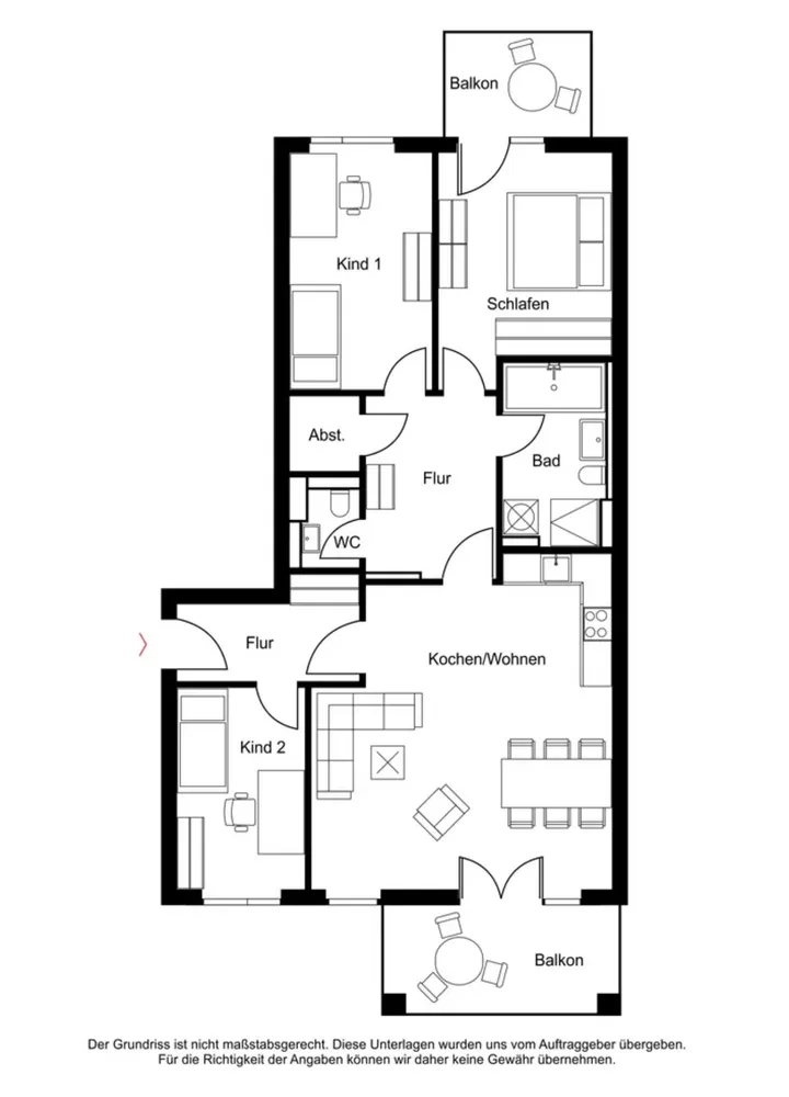 4 room apartment with 96 m² in Berlin – Photo 1