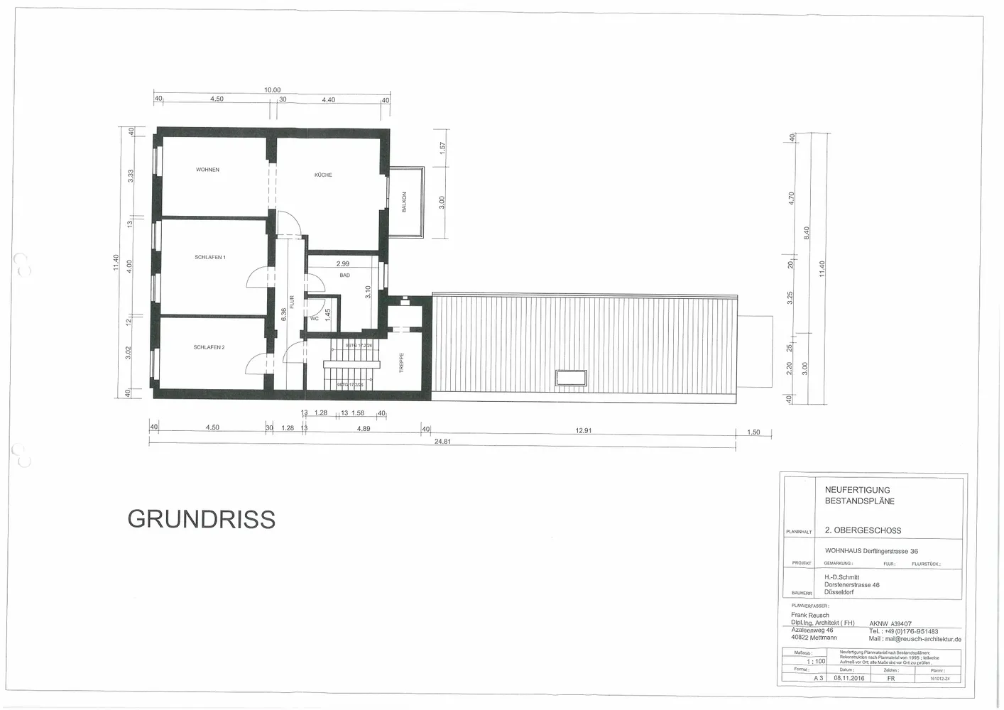 3 Zimmer Wohnung mit 88 m² in Düsseldorf – Bild 4