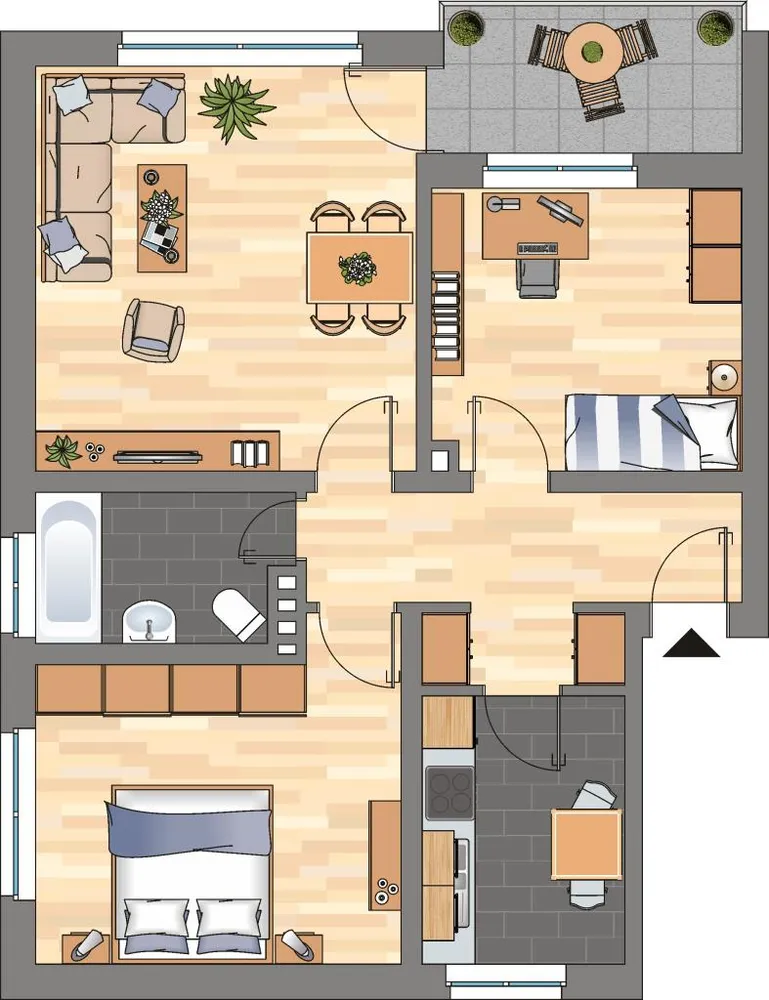 3 Zimmer Wohnung mit 66 m² in Wilhelmshaven – Bild 9