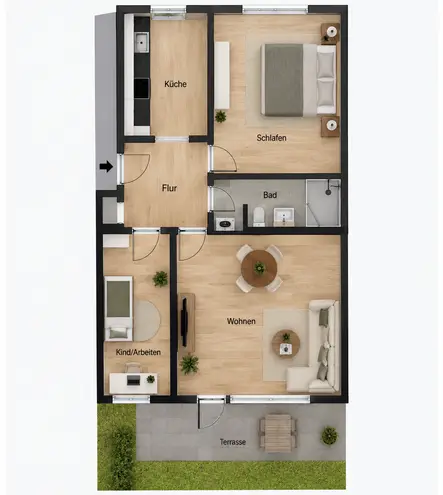 3 Zimmer Wohnung mit 71 m² in Hamburg – Bild 9