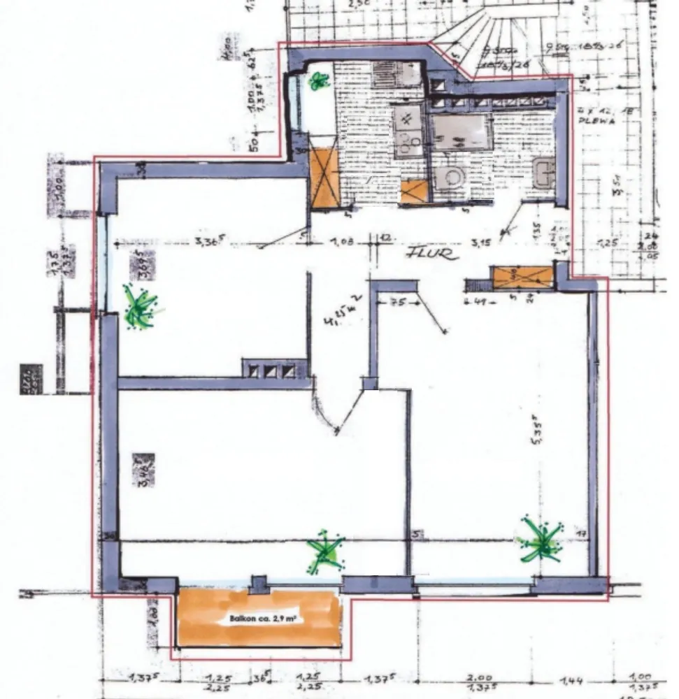 4 room apartment with 67 m² in Frankfurt am Main – Photo 9