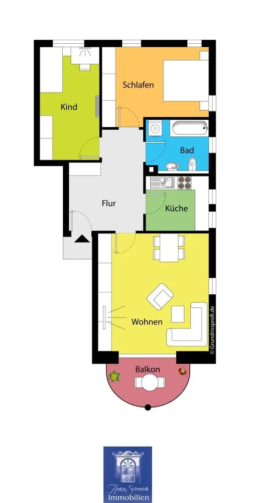 3 room apartment with 81 m² in Radebeul – Photo 12