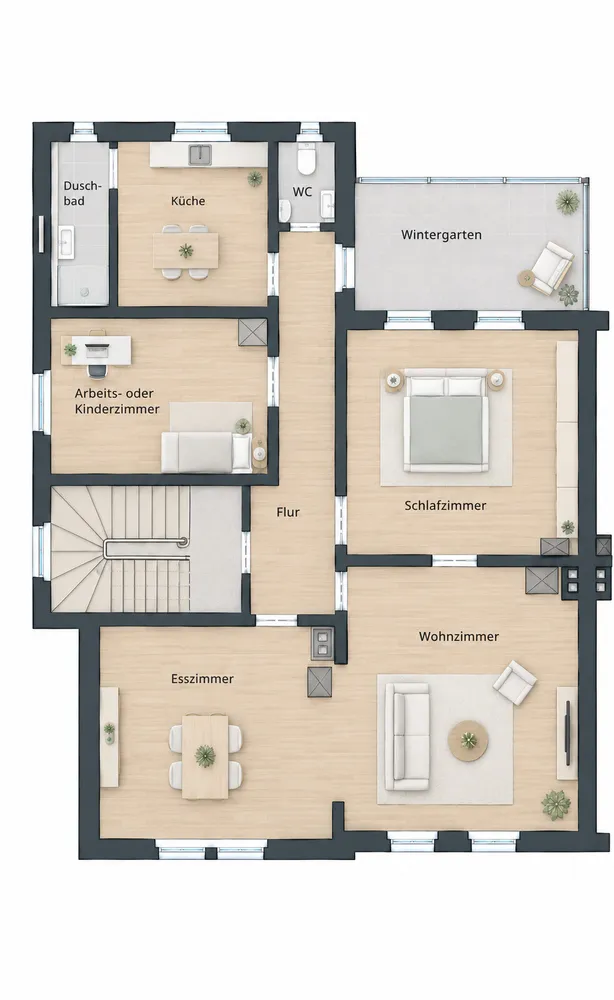 4 Zimmer Wohnung mit 110 m² in Coburg – Bild 2