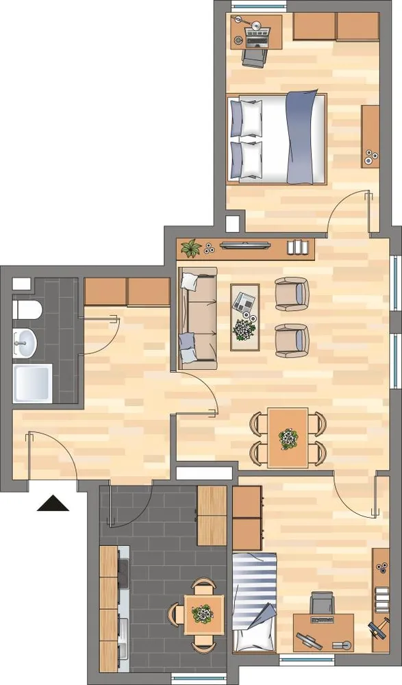 4 Zimmer Wohnung mit 75 m² in Braunschweig – Bild 5