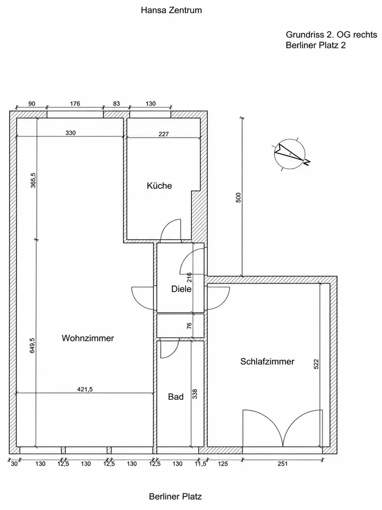 2 Zimmer Wohnung mit 77 m² in Bottrop – Bild 2