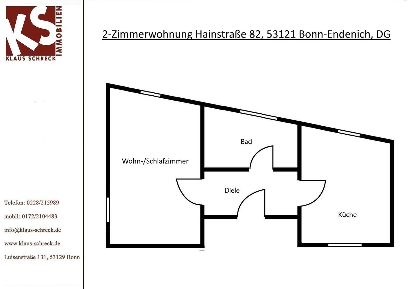 2 Zimmer Wohnung mit 36 m² in Bonn – Bild 10