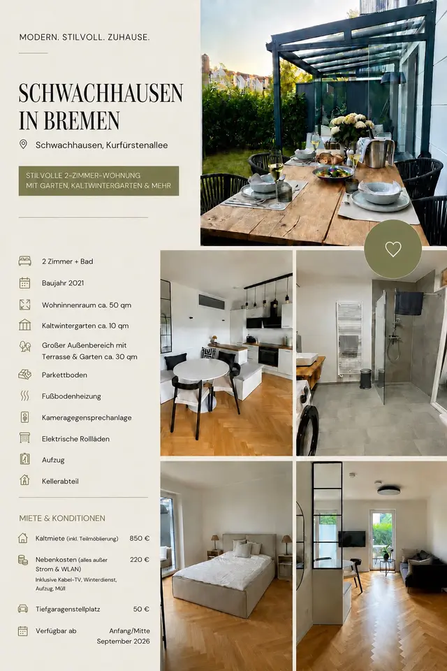 2 Zimmer Wohnung mit 50 m² in Bremen – Bild 5