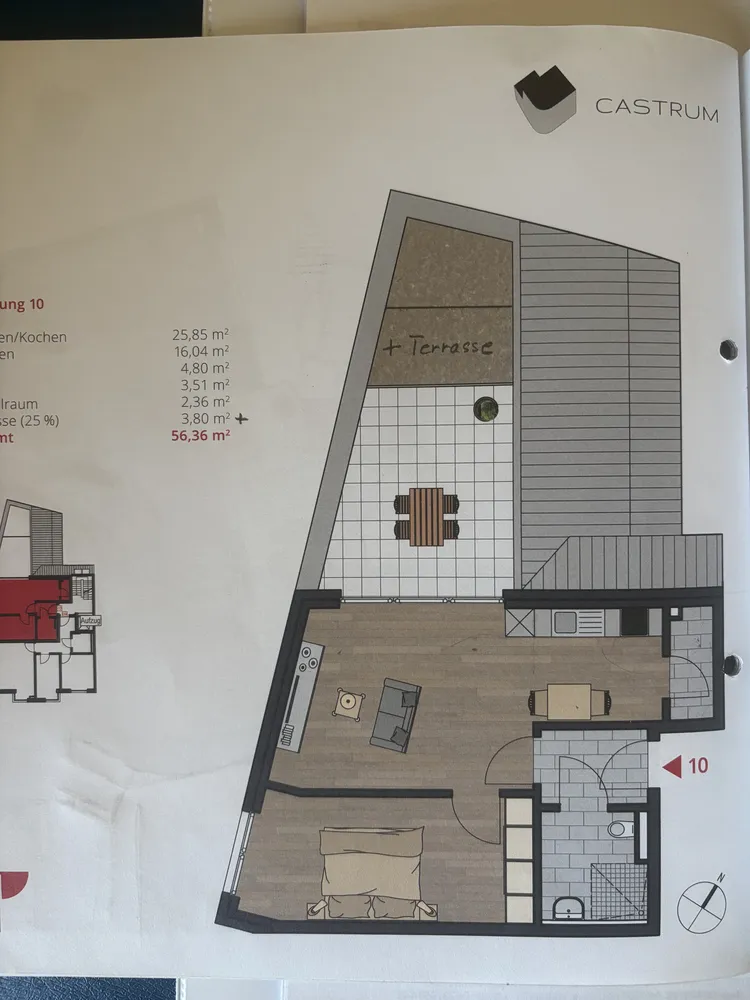 2 Zimmer Wohnung mit 57 m² in Duisburg – Bild 4