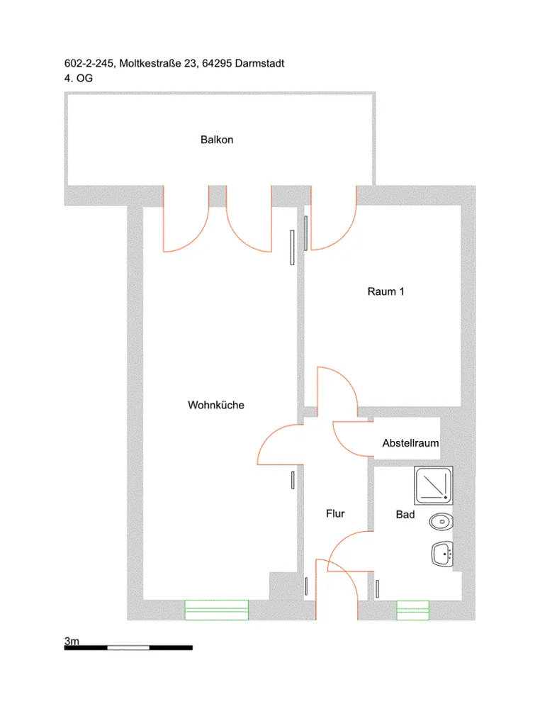 2 Zimmer Wohnung mit 72 m² in Darmstadt – Bild 11