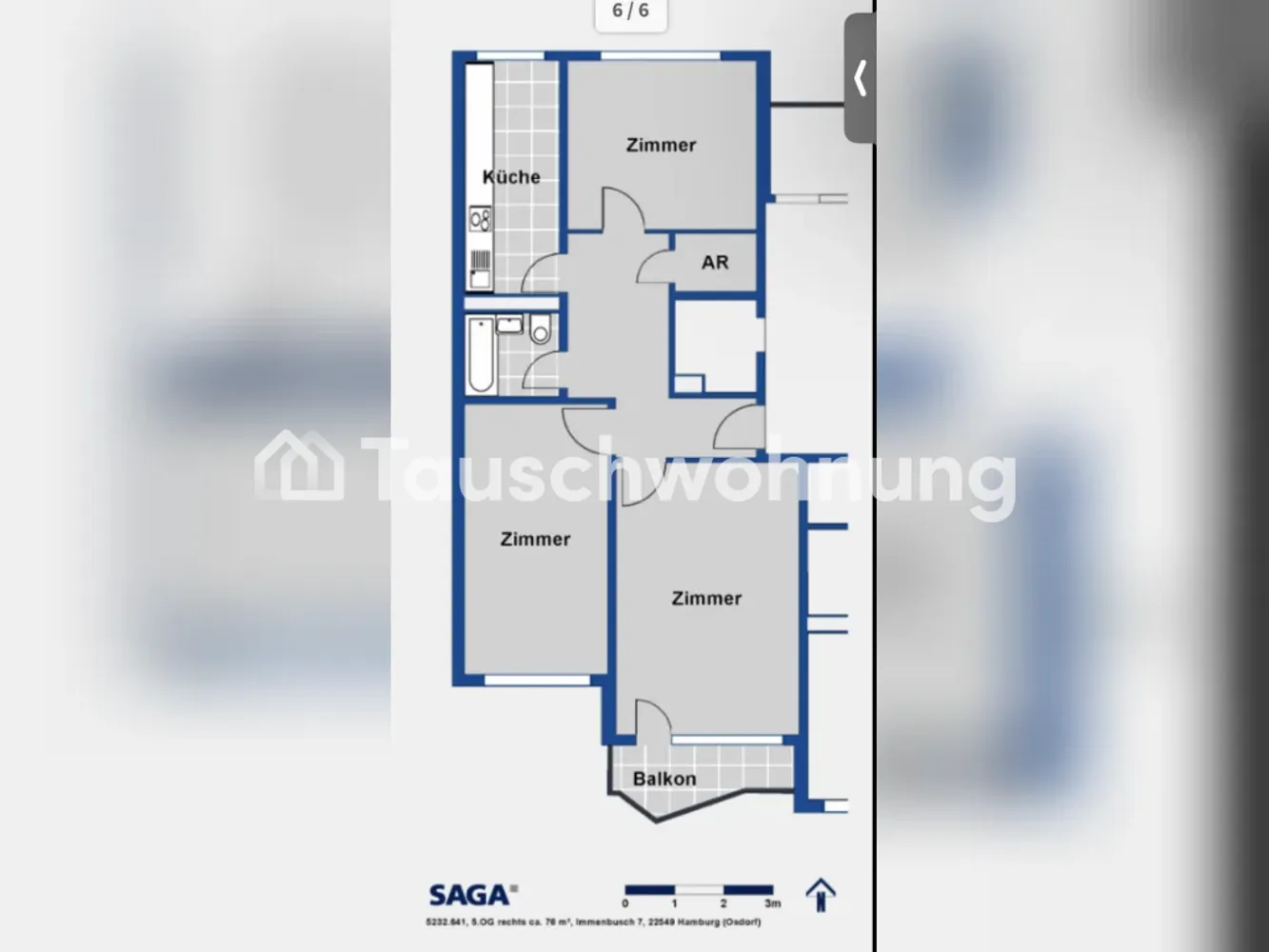 3 Zimmer Wohnung mit 76 m² in Hamburg – Bild 8