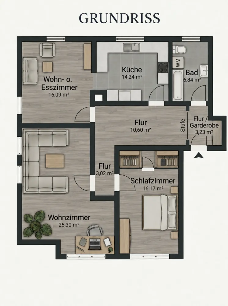 3 Zimmer Wohnung mit 95 m² in Moers – Bild 11