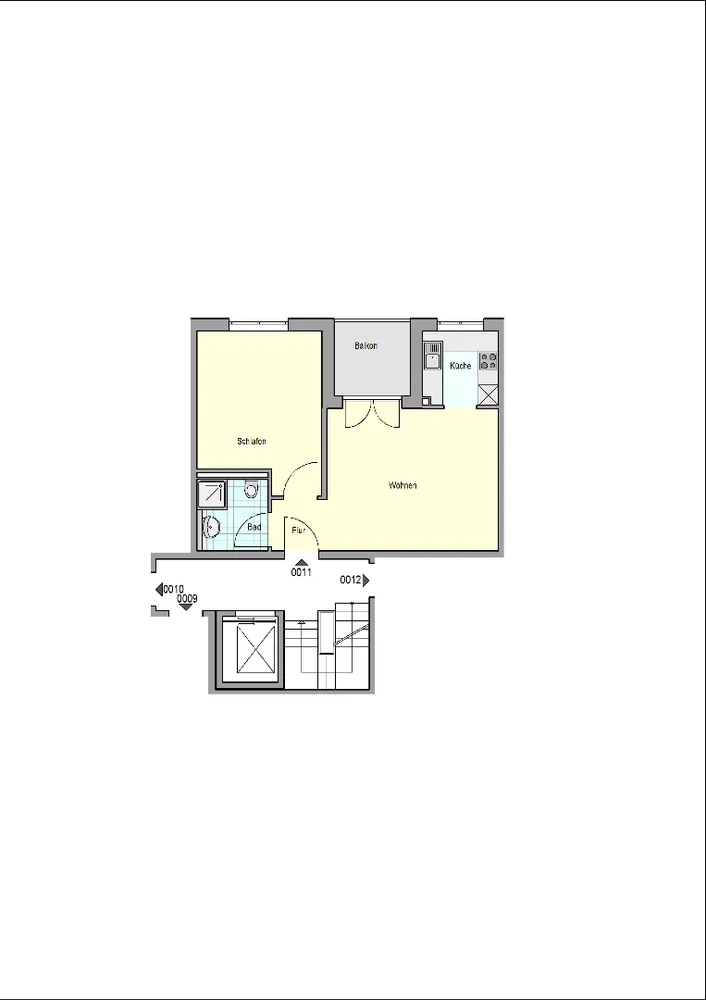 2 room apartment with 53 m² in Esslingen am Neckar – Photo 2