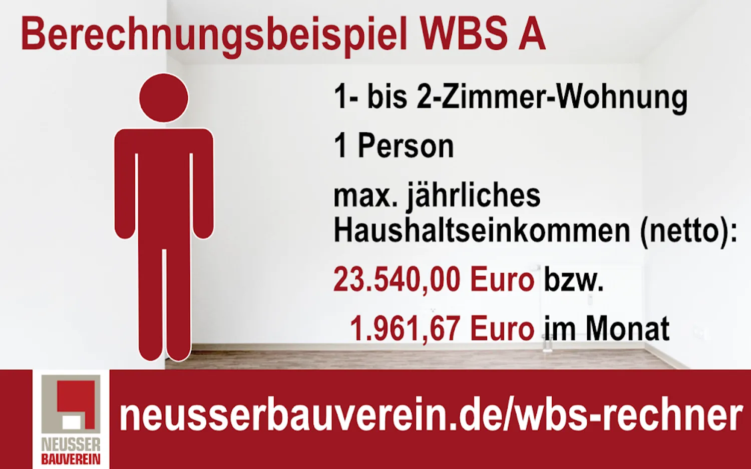 2 Zimmer Wohnung mit 45 m² in Neuss – Bild 9