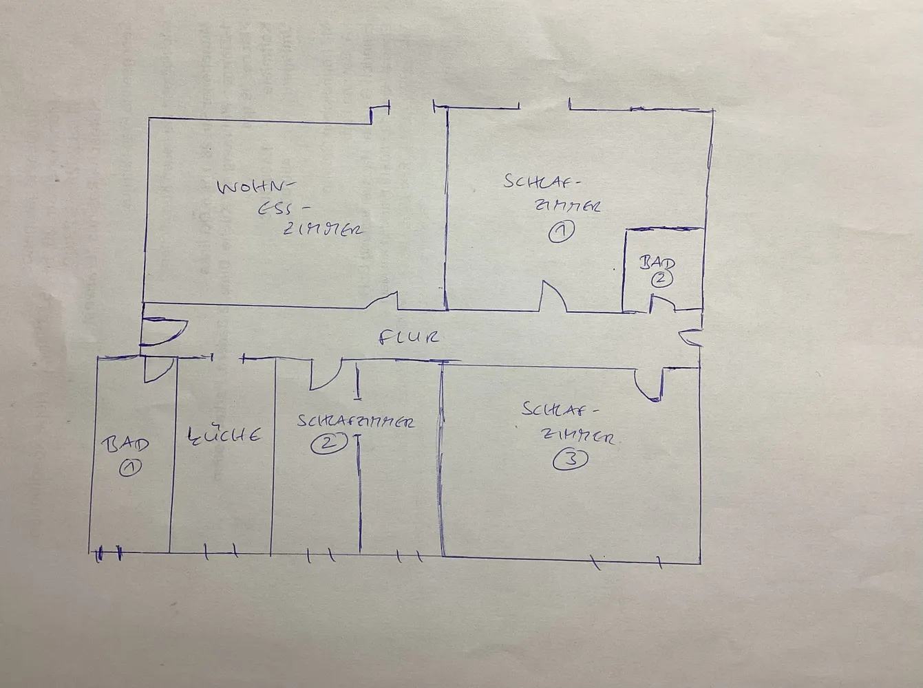 4 Zimmer Wohnung mit 100 m² in Frankfurt am Main – Bild 3