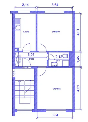 3 Zimmer Wohnung mit 46 m² in Gelsenkirchen – Bild 9