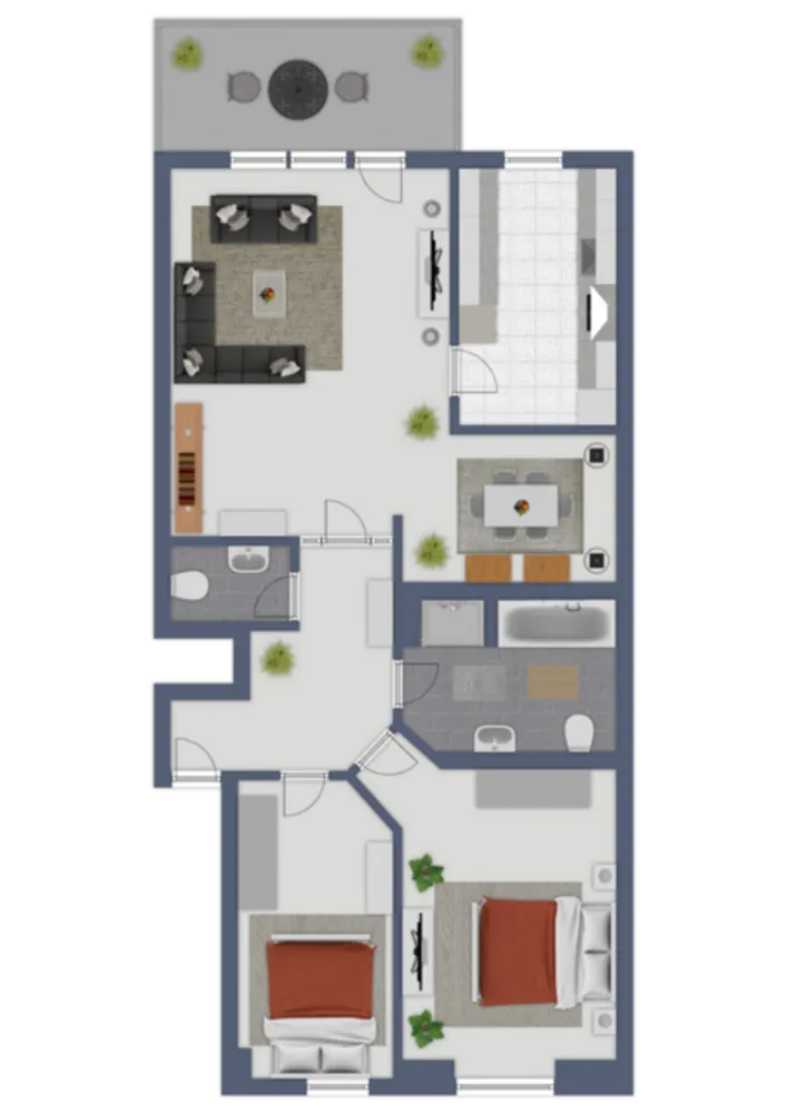3 Zimmer Wohnung mit 98 m² in Bergisch Gladbach – Bild 1