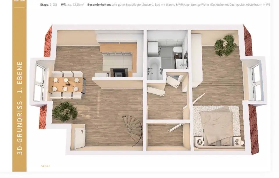 3 Zimmer Wohnung mit 74 m² in Dresden – Bild 9