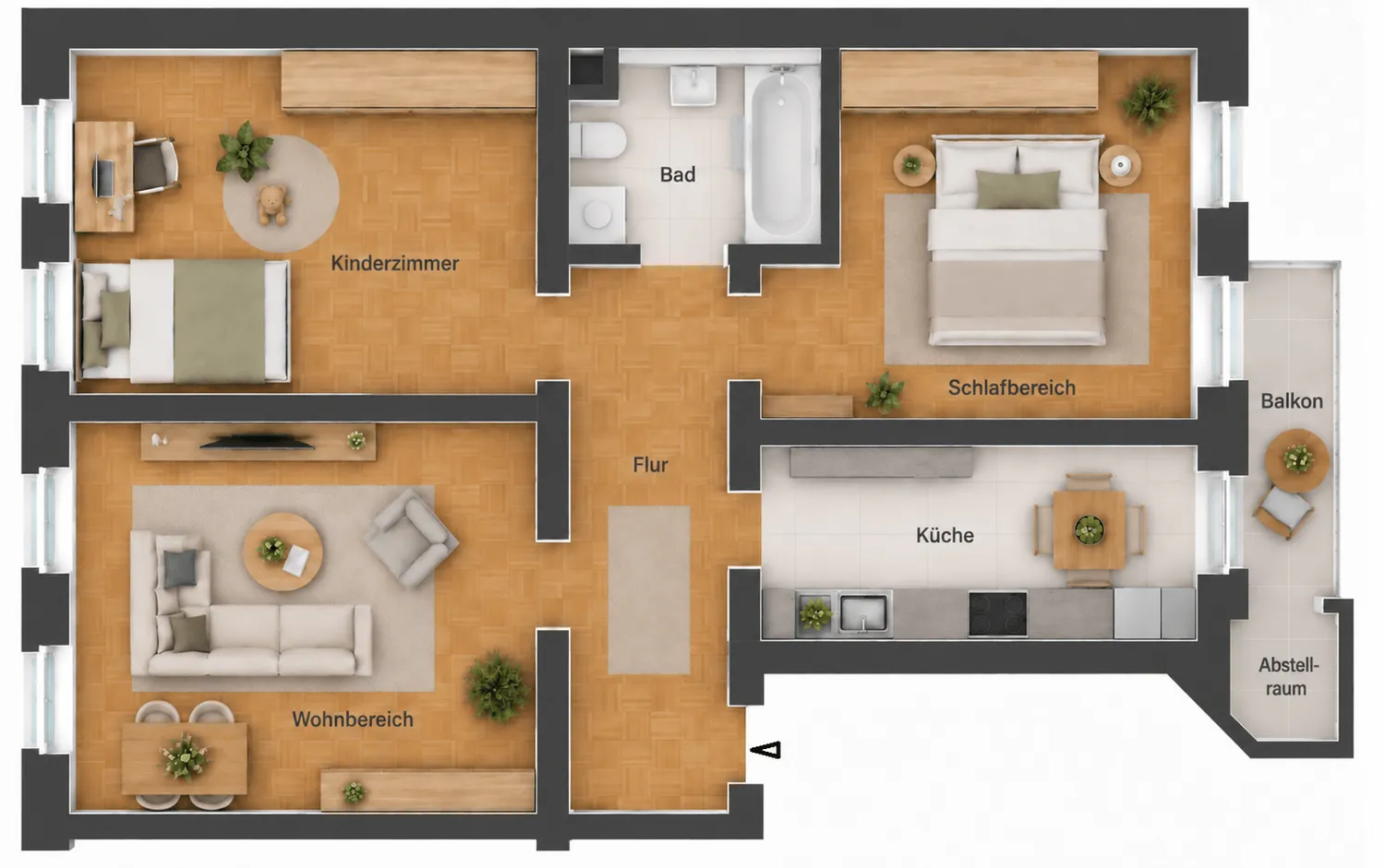 3 Zimmer Wohnung mit 78 m² in Leipzig – Bild 9