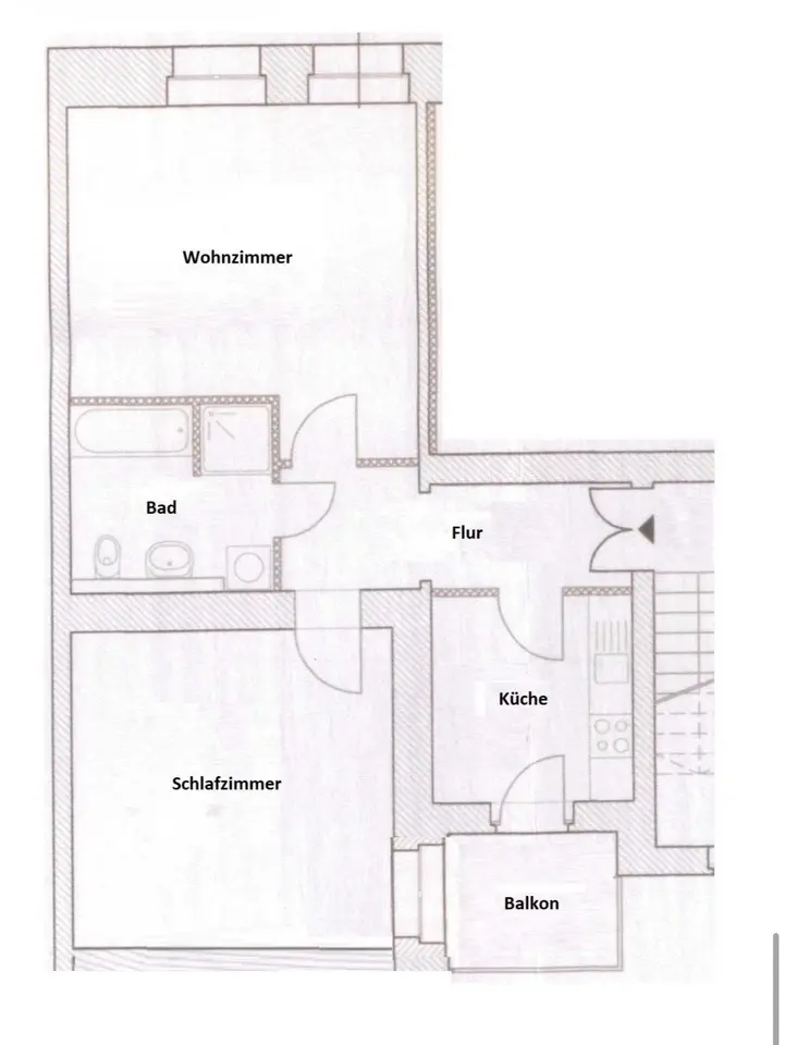 3 room apartment with 70 m² in Magdeburg – Photo 5