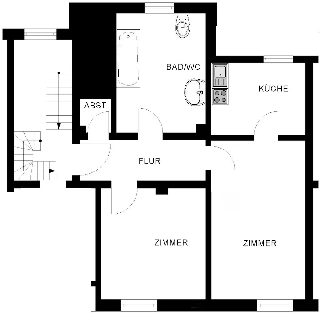 2 Zimmer Wohnung mit 48 m² in Herne – Bild 9