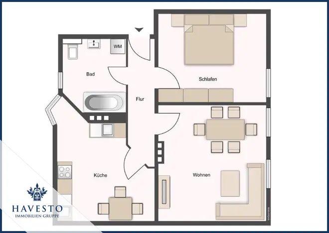 2 room apartment with 68 m² in Magdeburg – Photo 9