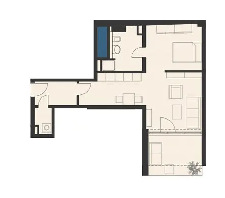 2 room apartment with 57 m² in Magdeburg – Photo 8