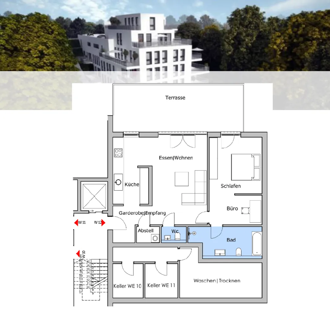 2 Zimmer Wohnung mit 92 m² in Hattingen – Bild 5