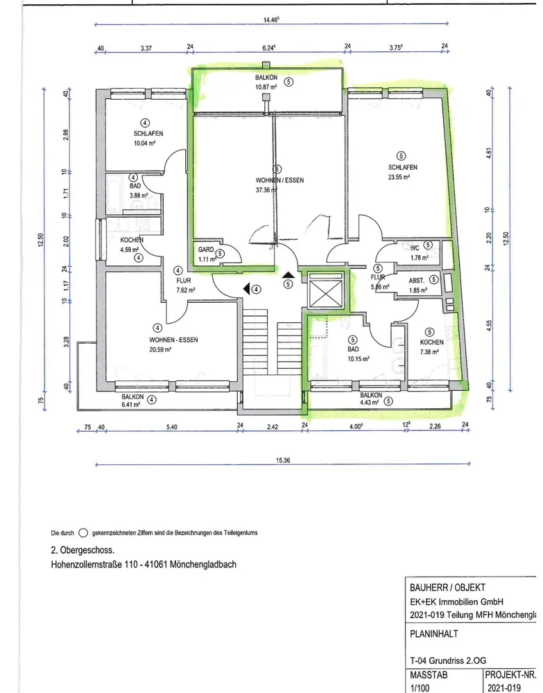 3 Zimmer Wohnung mit 110 m² in Mönchengladbach – Bild 1