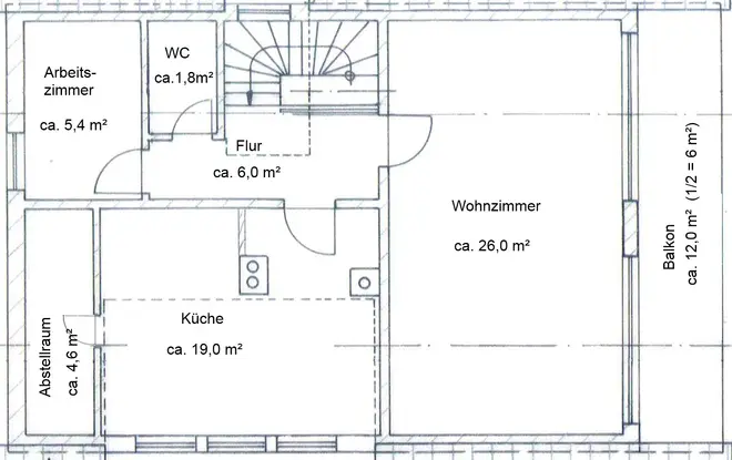 4 Zimmer Wohnung mit 115 m² in München – Bild 3