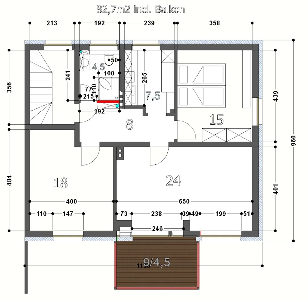 5 Zimmer Wohnung mit 83 m² in Braunschweig – Bild 2
