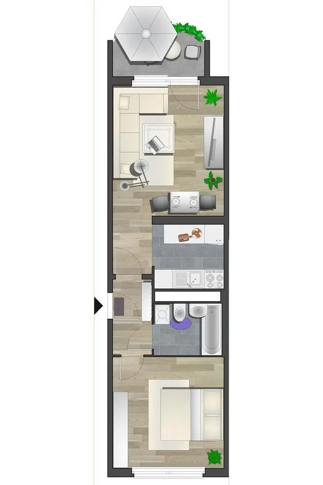 2 Zimmer Wohnung mit 41 m² in Chemnitz – Bild 6