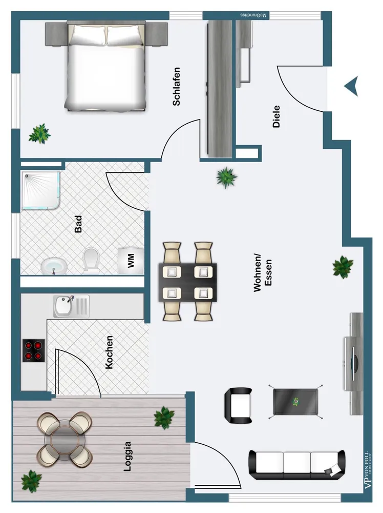 2 Zimmer Wohnung mit 65 m² in Ingolstadt – Bild 8